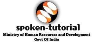 Spoken Tutorial Ministry of Human Resources and Development image